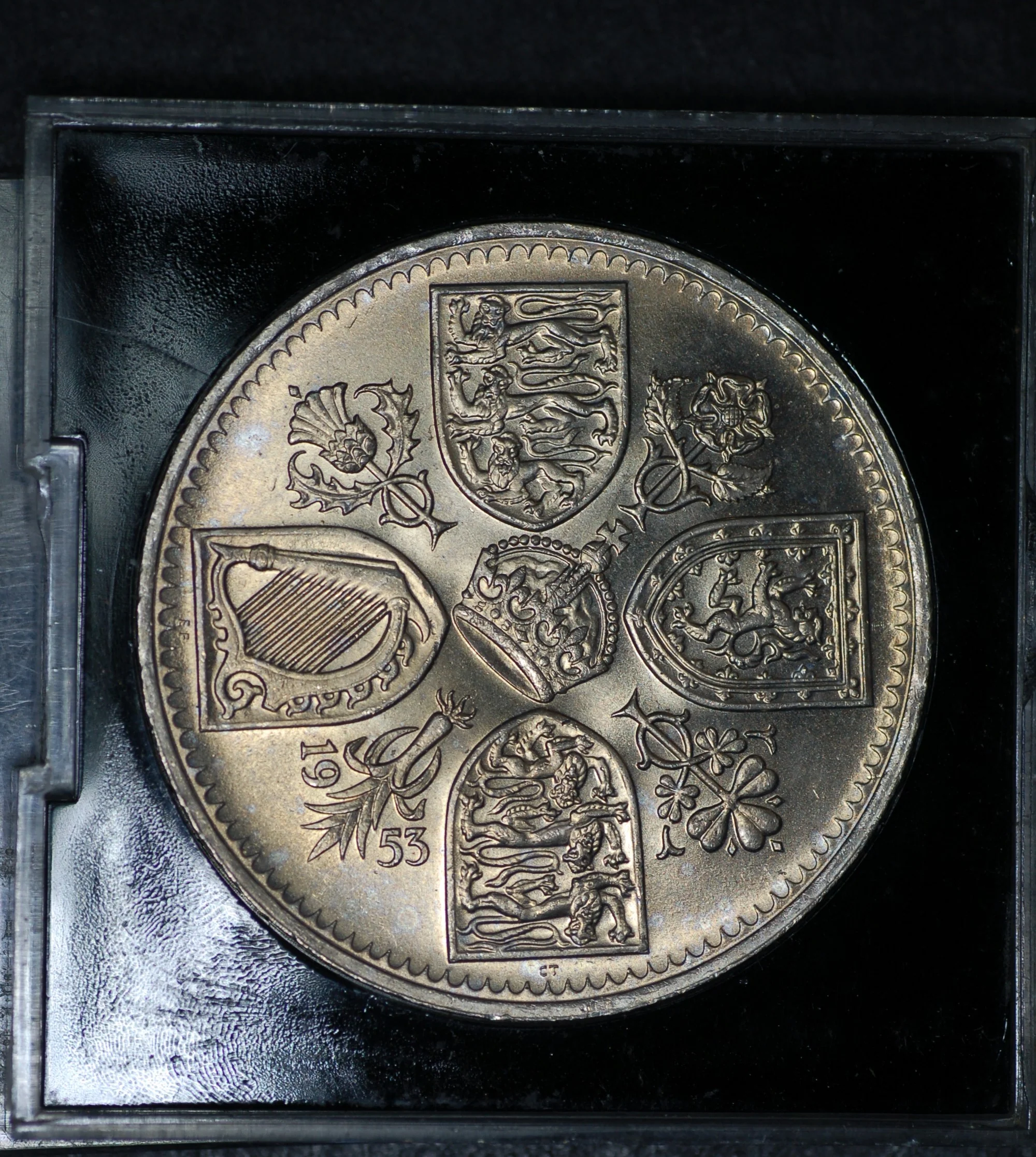 Elizabeth II. Crown. 1953. In case of issue. - Image 3