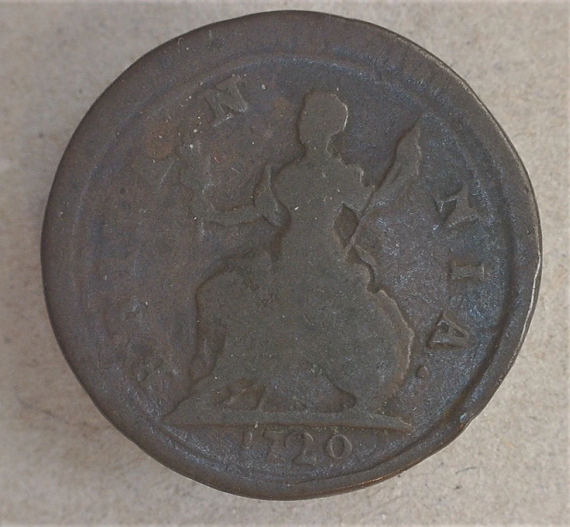 George 1. Farthing. 1720 - Image 3