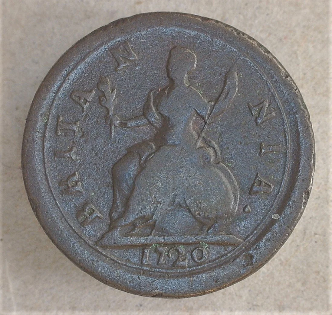 George 1. Farthing. 1720 - Image 7
