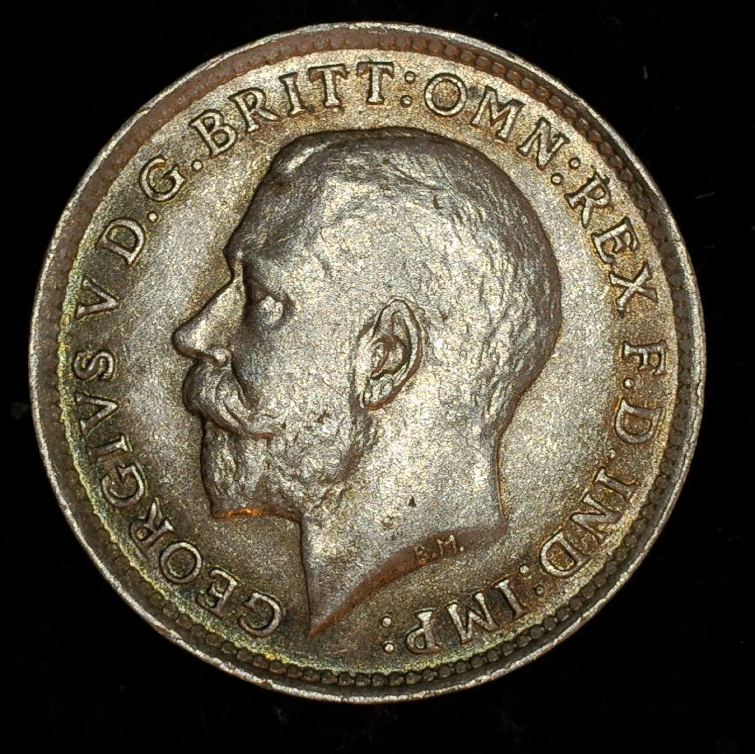 George V. Threepence. 1916 - Image 4