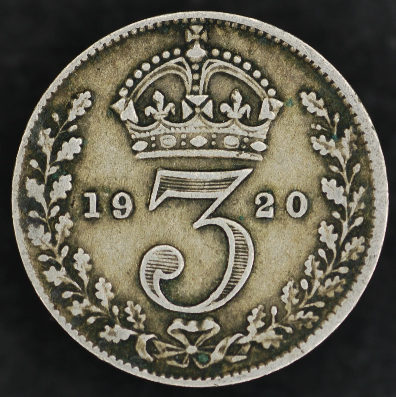 George V. Threepences. 1920-1936. Circulated - Image 13