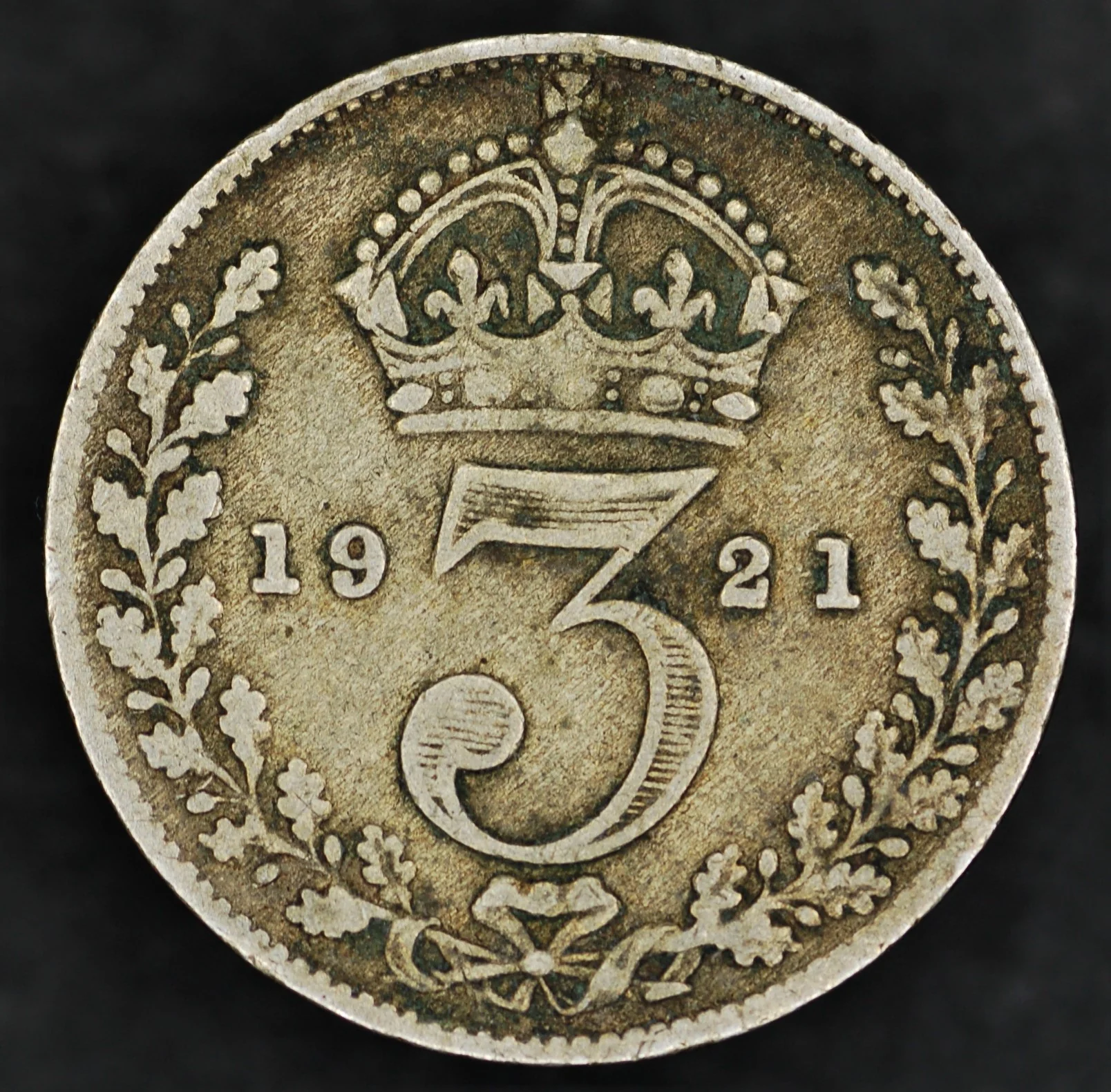 George V. Threepences. 1920-1936. Circulated - Image 14