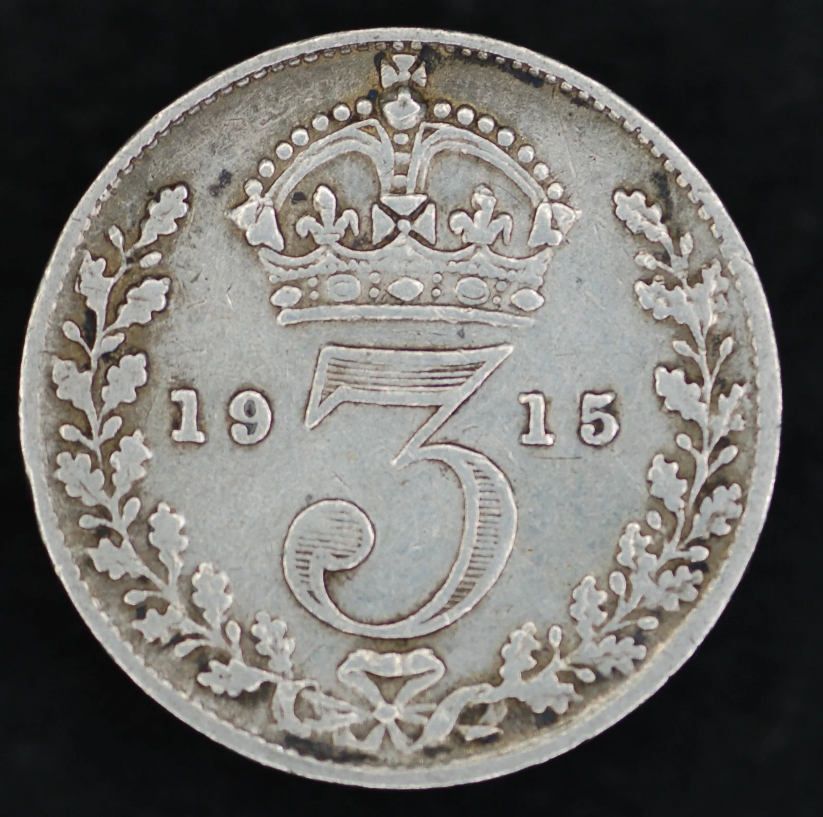George V. Threepences. 1911-1919. Circulated - Image 6