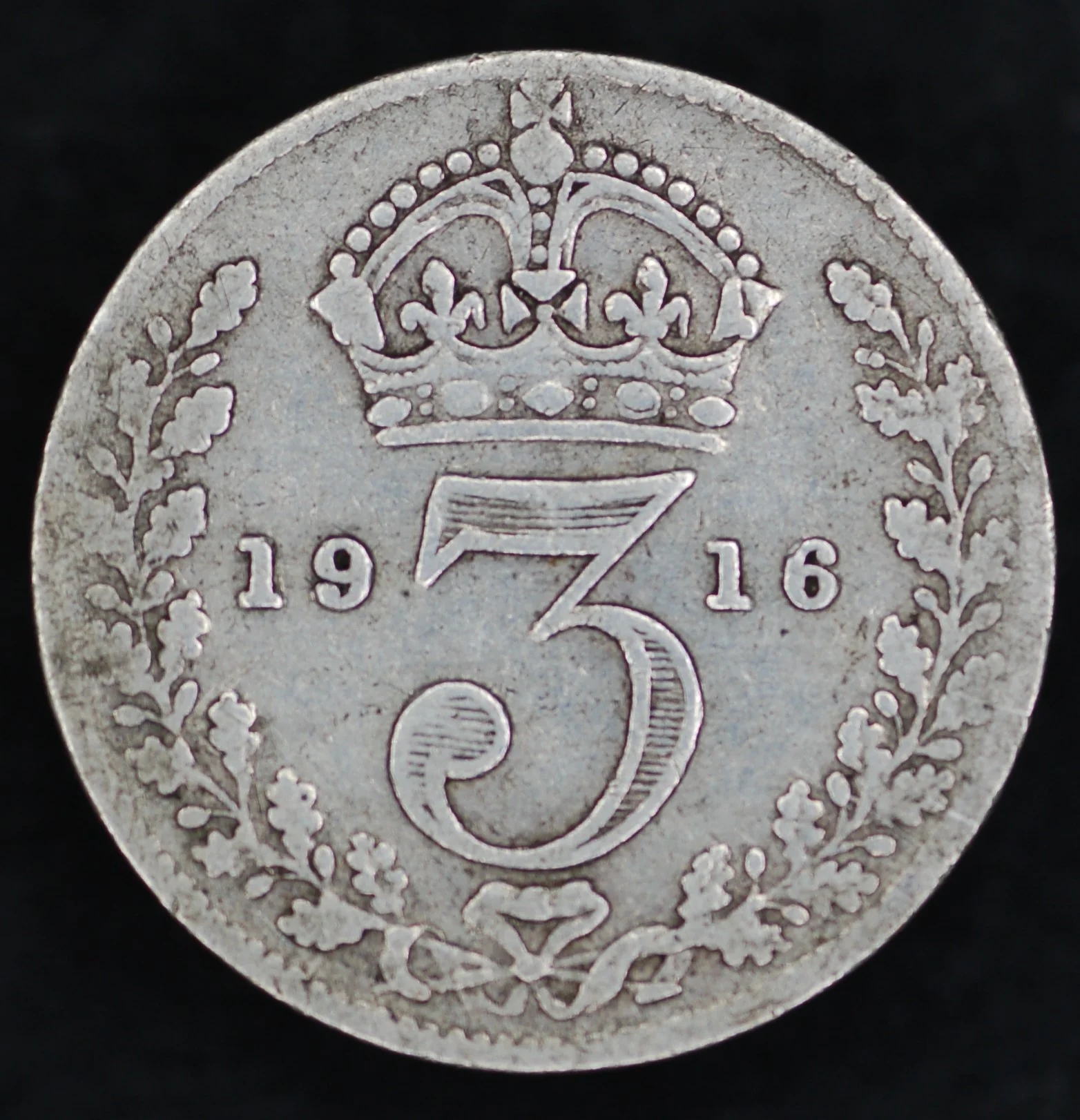 George V. Threepences. 1911-1919. Circulated - Image 7