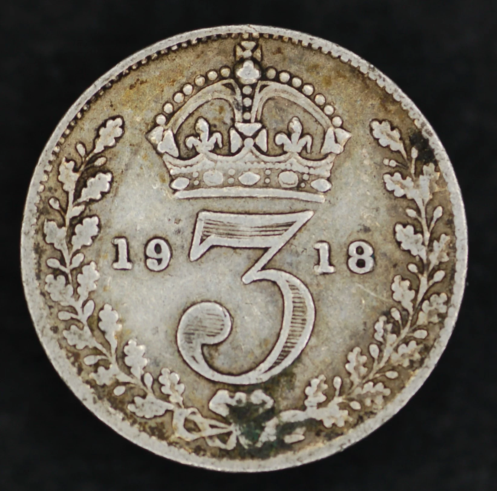 George V. Threepences. 1911-1919. Circulated - Image 9