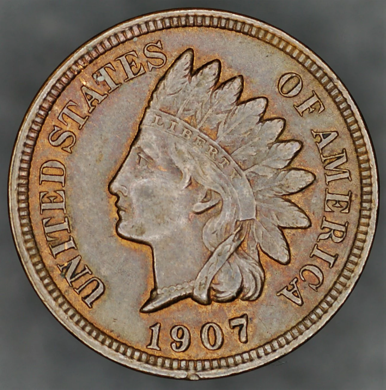 USA. One cent. 1907 - Image 3