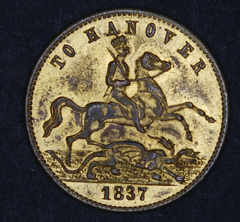 Victoria. 'Cumberland Jack' Token. Dated 1837 - Image 3