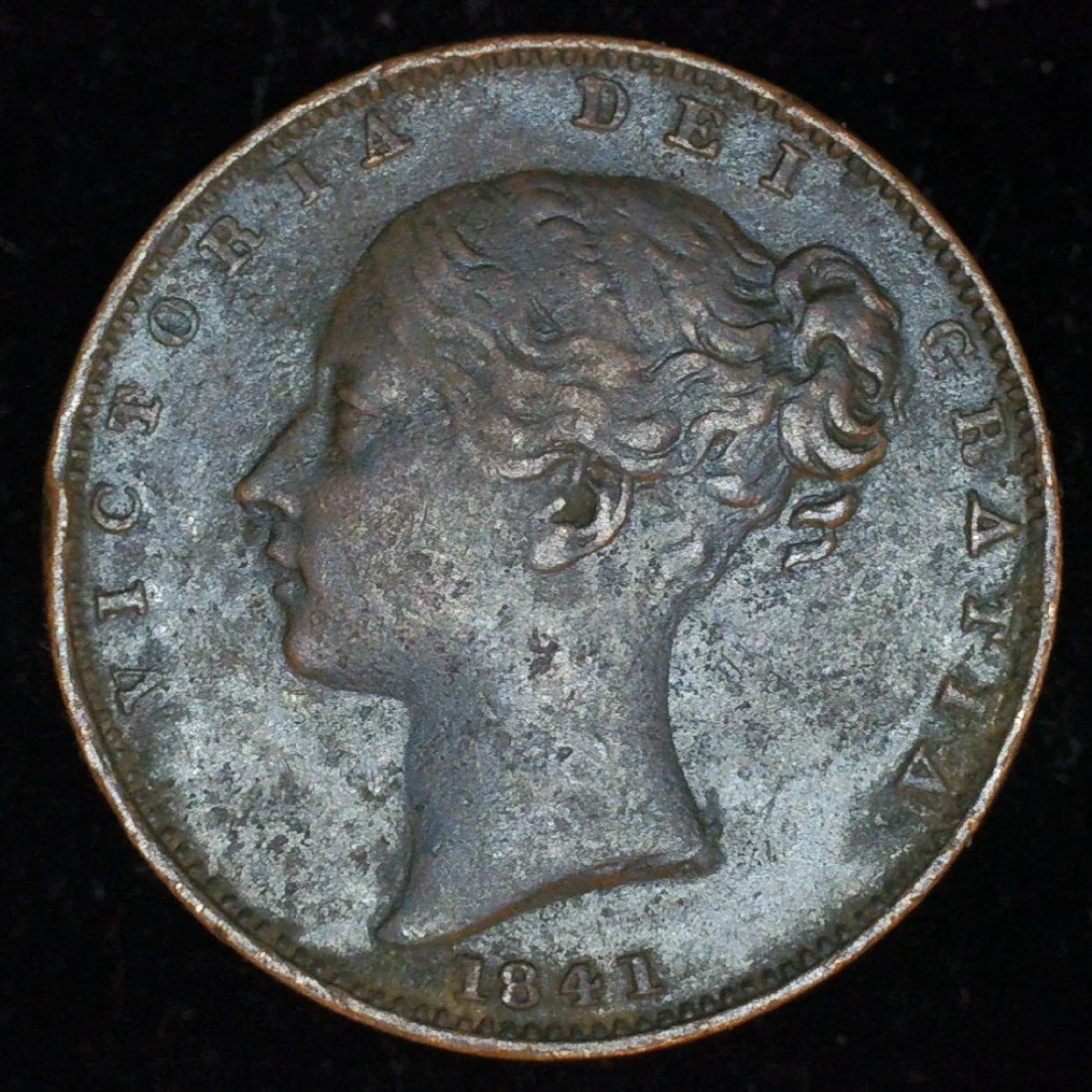 Victoria. Farthing. 1841 - Image 3